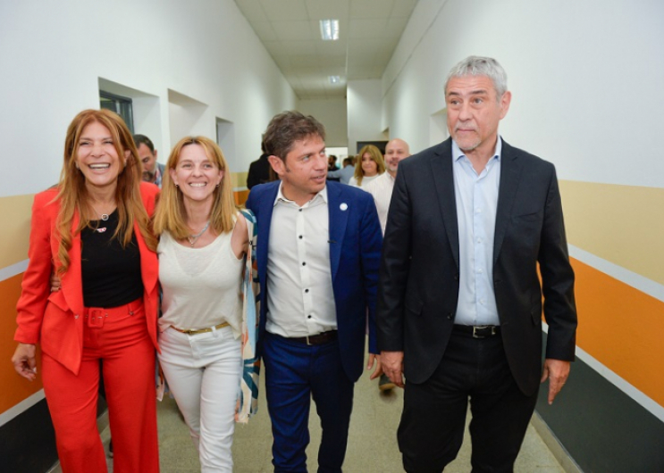 Kicillof inauguró las obras de ampliación de la Escuela Secundaria N°34 de Avellaneda